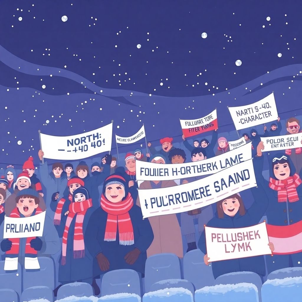 Фанатские анекты северных районов: лучшие подписи и лозунги