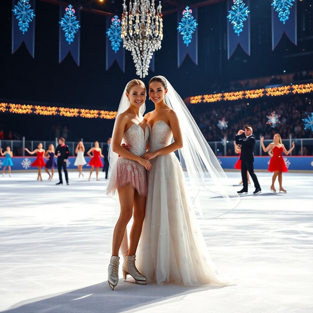 Фото со съемок Ледникового периода: Загитова в фате и Туктамышева-эльф